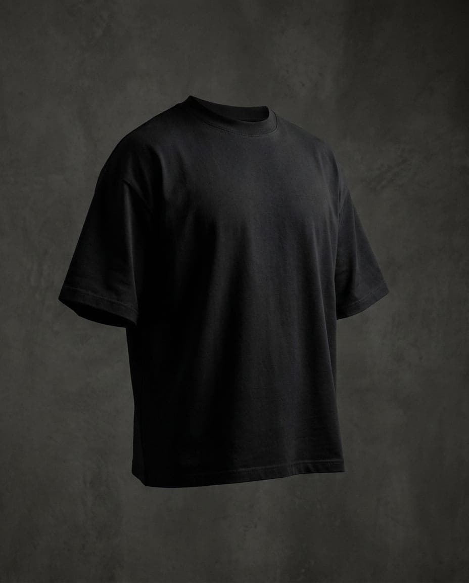 Room Temp Boxy heavyweight cotton tee design preview
